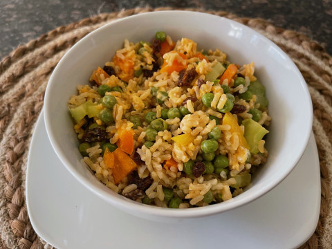 Image of Rice Salad recipe in a bowl