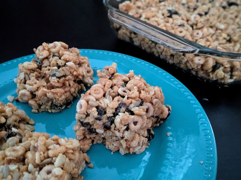 Image of Trail Mix Bars recipe on a plate