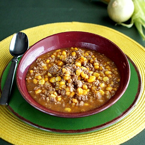 a bowl of Corn Soup