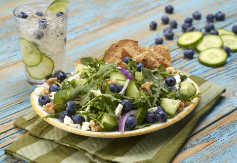 Cucumber Blueberry Salad