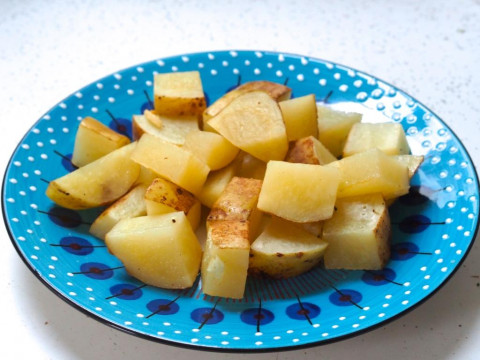 Lemon Potatoes on a plate