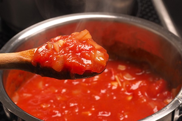 pot of Fresh Tomato Sauce