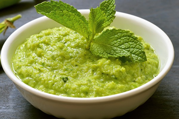 Pea Pesto in a bowl
