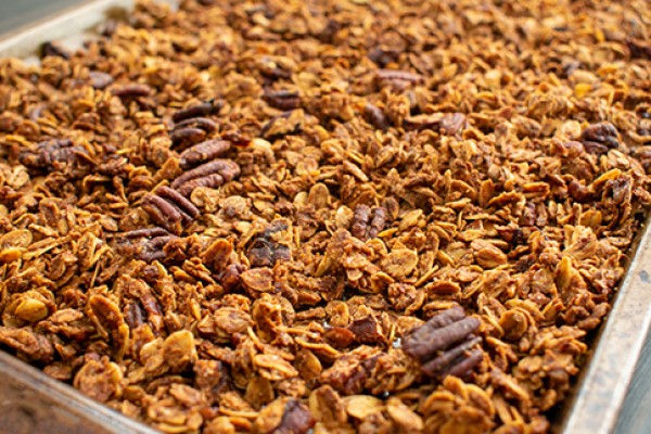 Oatmeal, Coconut, and Pecan Granola