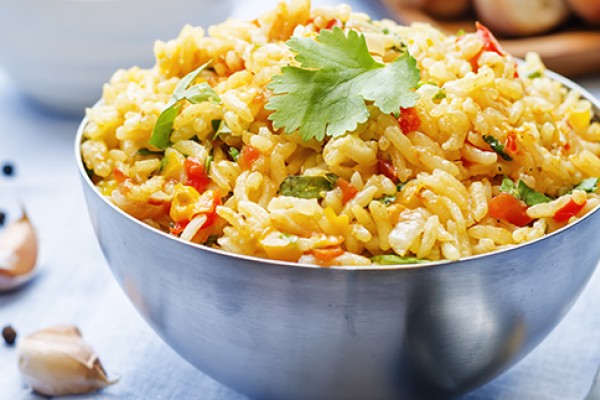 Spanish Rice in a bowl