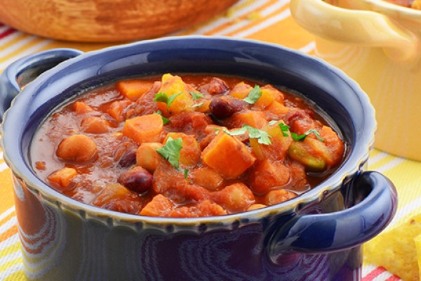 Vegetable Chili in a bowl