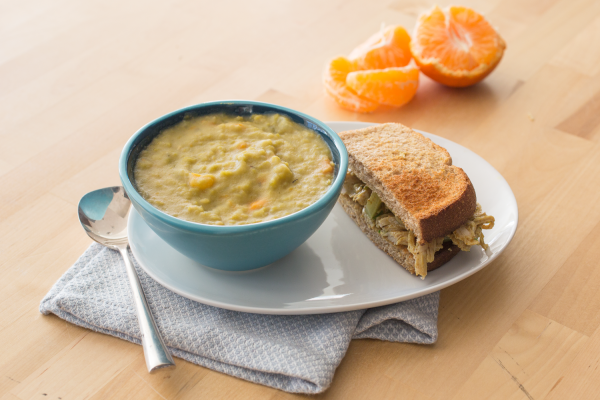 Split Pea Soup in a cup
