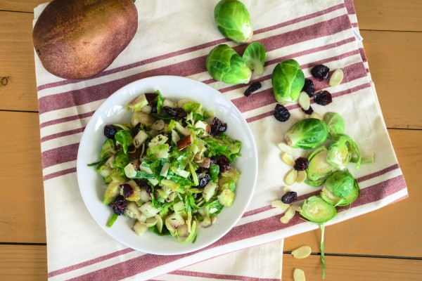 The Perfect "Pear" and Brussels Sprout Salad