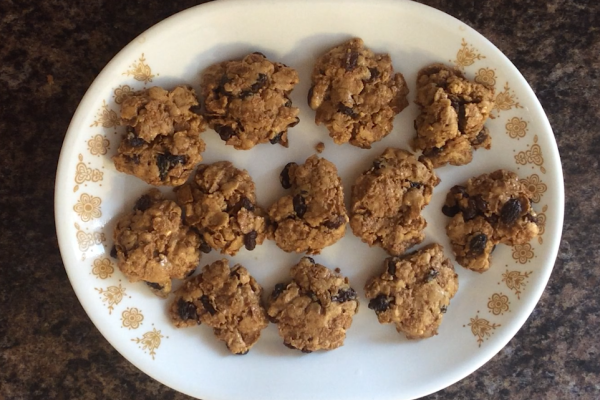Image of No Bake Breakfast Cookies recipe on a plate