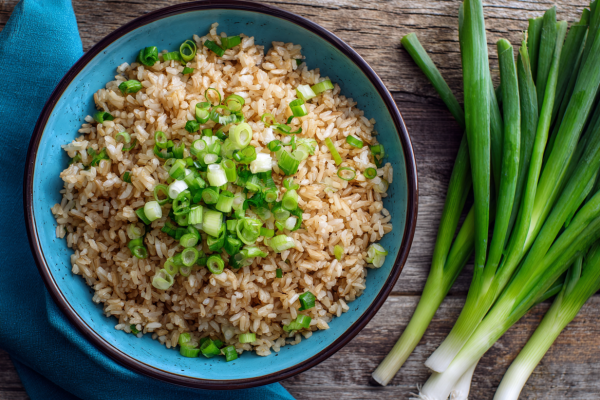 Image of Scallion Rice Recipe in a bowl