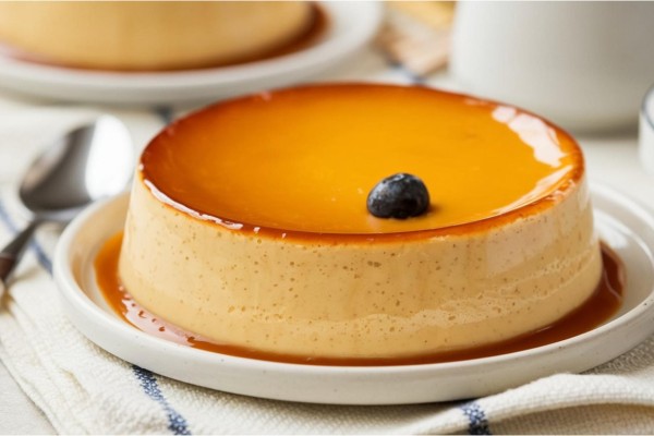 Image of Classic Flan Recipe on a plate
