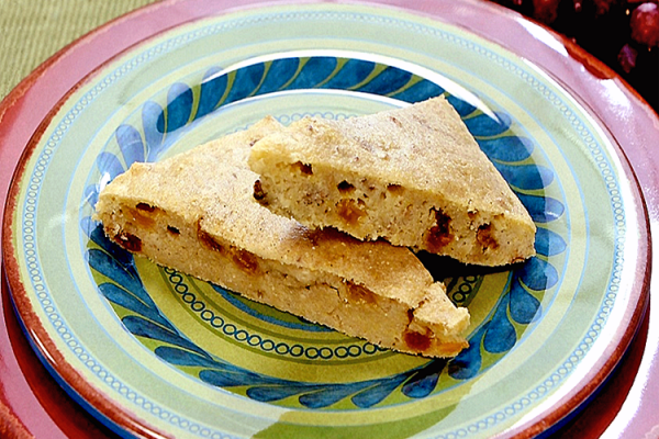 Garden Pan Bread on a plate