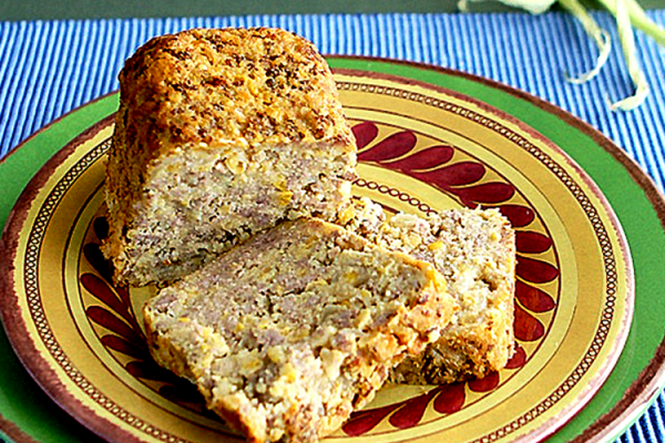 Meatloaf on a plate