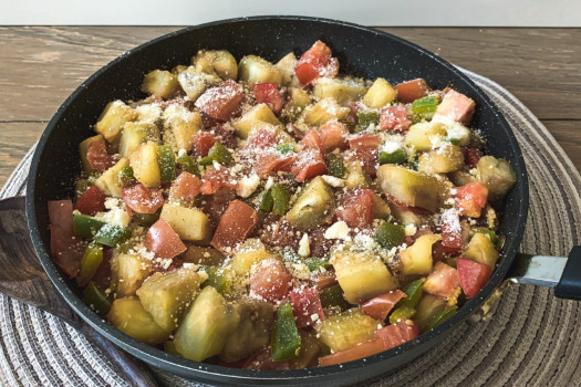 pan of Fall Veggie Casserole