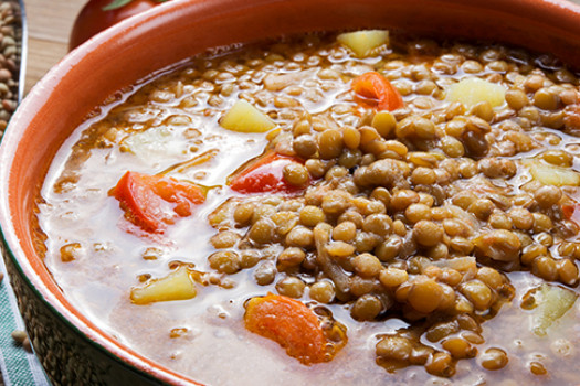 bowl of Easy Lentil Soup