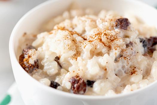bowl of Easy Rice Pudding