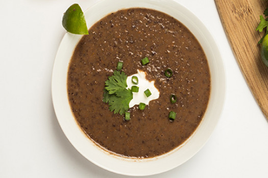 Easy and Healthy Black Bean Soup