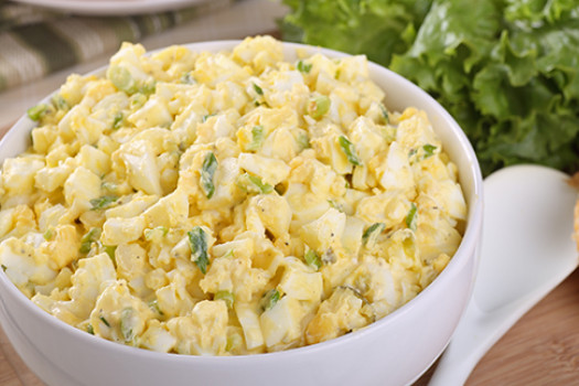 bowl of egg salad