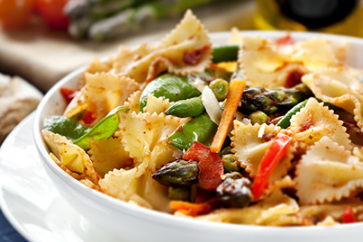 Pasta Primavera II in a bowl