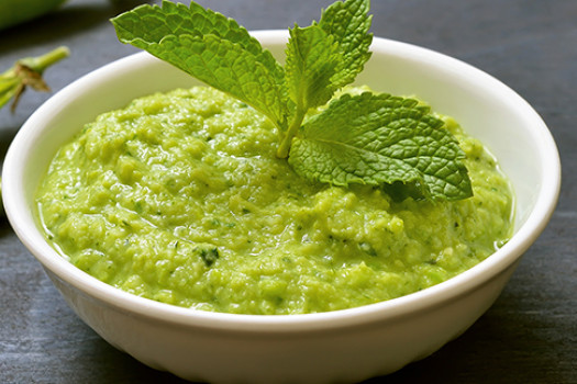 Pea Pesto in a bowl