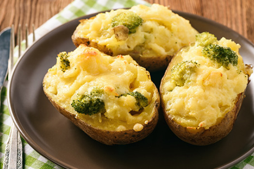 Broccoli Baked Potatoes