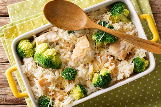 dish of Chicken and Broccoli Bake