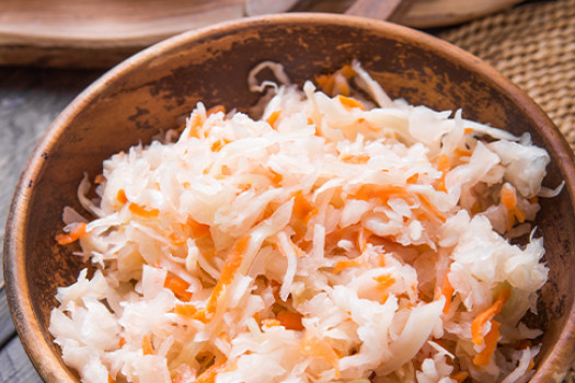 bowl of Curtido Salvadoreno (Cabbage Salad)