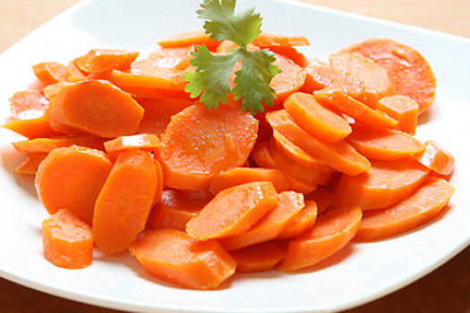 Glazed Carrots on a plate