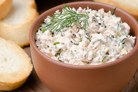 Salmon Spread in a bowl