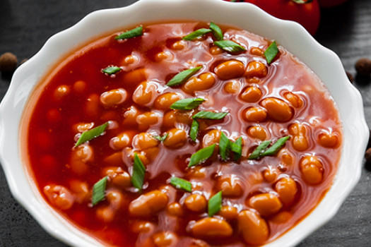 Slow Cooker Beans in a bowl
