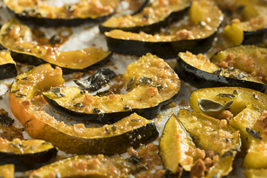 Spicy Baked Squash