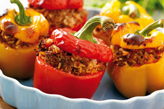 Stuffed Bell Peppers on a plate