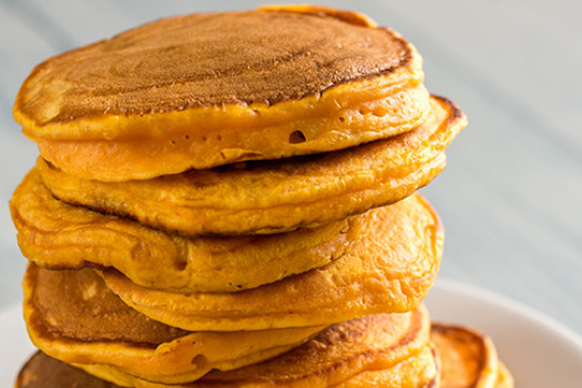 Sweet Potato Pancakes on a plate