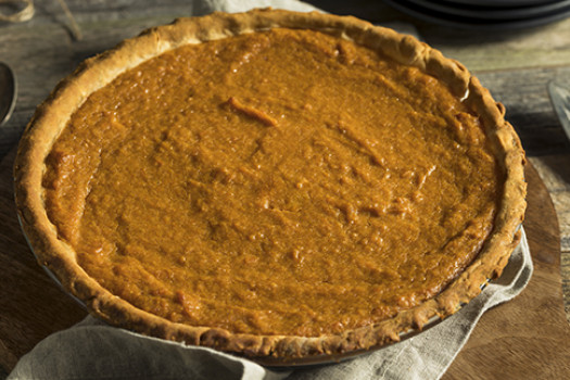 Sweet Potato Pie fresh out of the oven