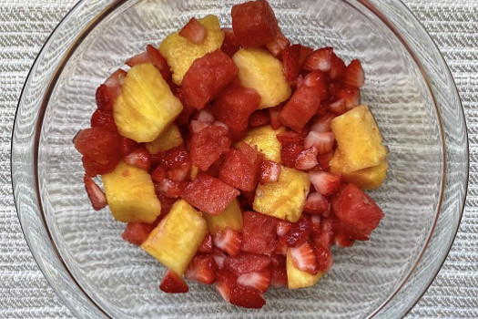 Summer Fruit Salad in a bowl