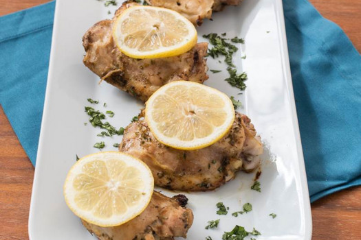Citrus Chicken on a plate