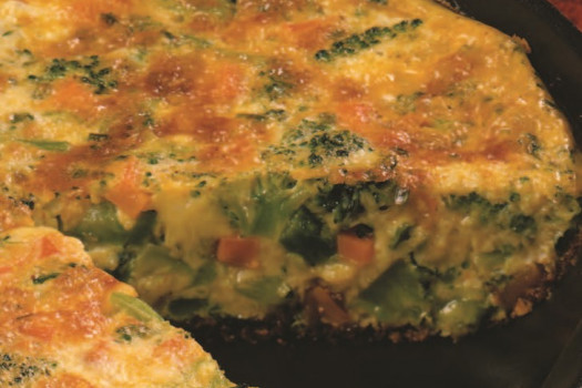 Broccoli-Cheddar Frittata