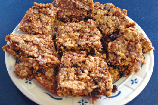 Jiffy Oatmeal Crunch on a plate