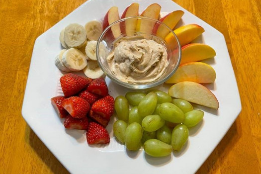 Fruit and Peanut Butter Dip