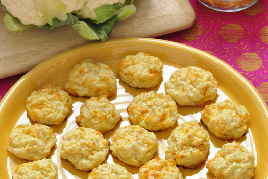 plate of baked cauliflower totos