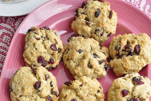 plate of buttermilk scones