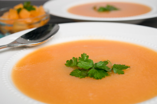 Chilled Cantaloupe Soup