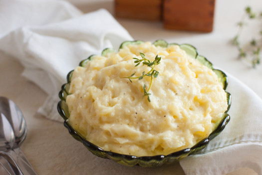 bowl of Homemade Mashed Potatoes