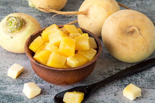 Honey Glazed Turnips in a bowl