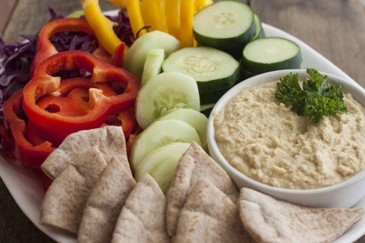 Hummus in a bowl