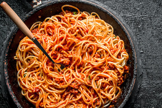 One Pan Spaghetti in a pot
