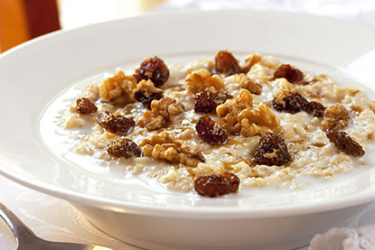 Overnight Oatmeal in a bowl