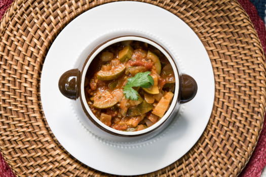 Vegetarian Chili in a bowl