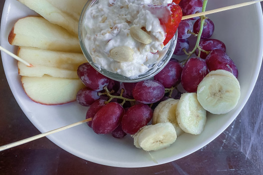 serving platter of Fruit Dippers