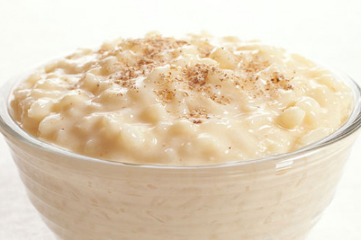 Rice Pudding in a bowl